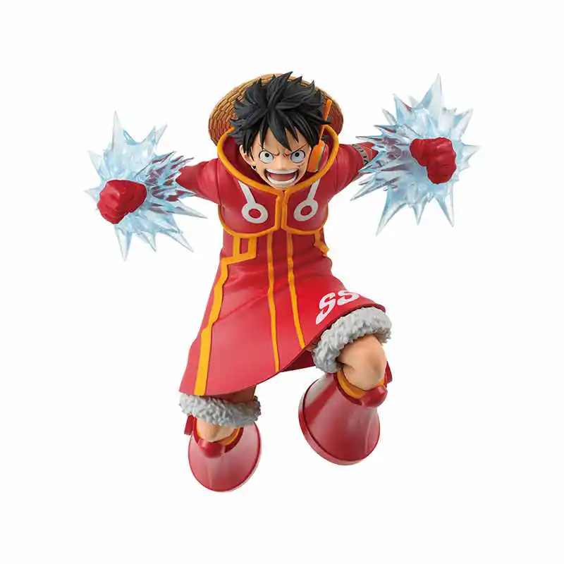 Genuino Bandai Banpresto One Piece BRC Egghead Monkey D. Rufy Moment of Battle Anime Action Figure Giocattoli di modello Regalo per il compleanno