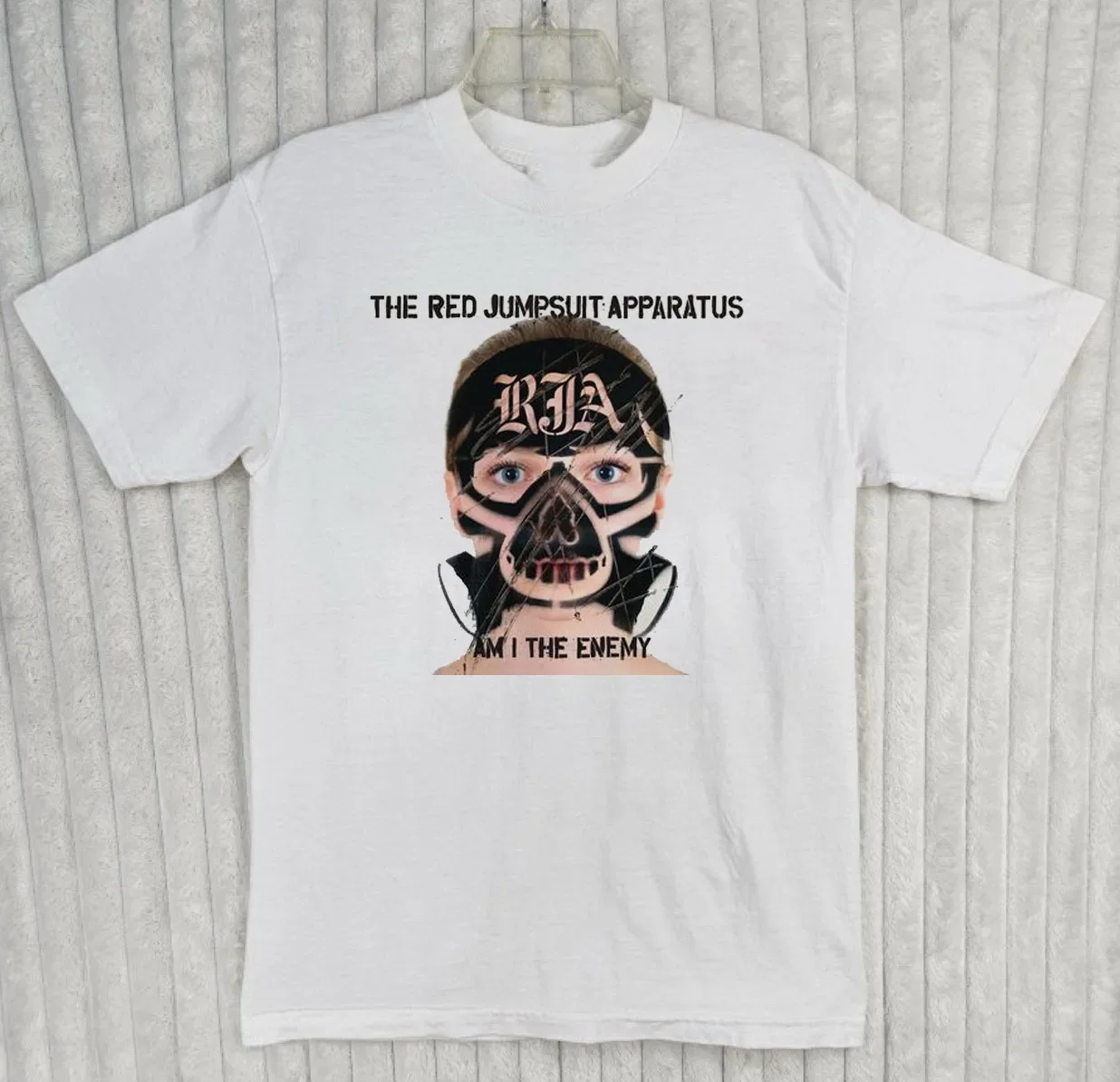 The Red Jumpsuit Apparatus Am I the Enemy T Shirt All Size Gift Fan AL1039
