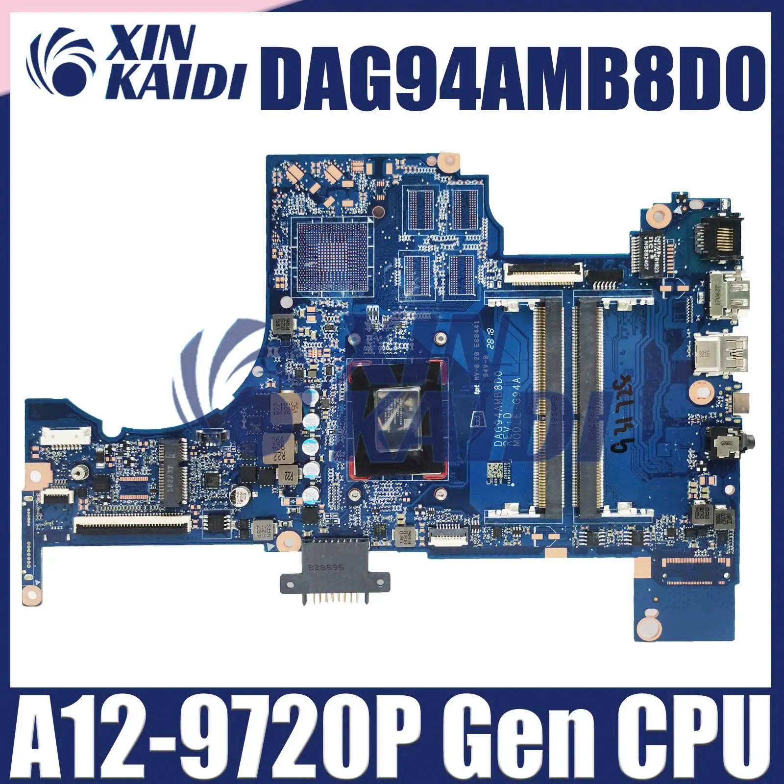 DAG94AMB8D0 Mainboard For HP Pavilion 15-CD 15Z-CD 926290-001 926290-601 926290-501 Laptop Motherboard A12-9720P CPU