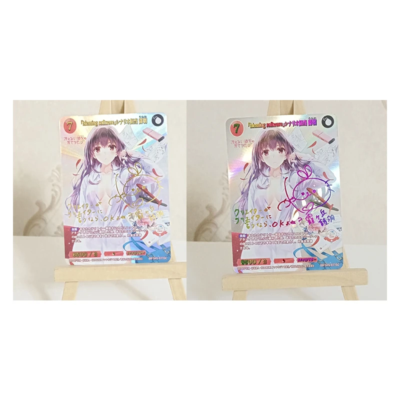 Diy Homemade How To Raise A Boring Girlfriend Novel Eriri Spencer Sawamura Megumi Kato Collection Card Toys Gift