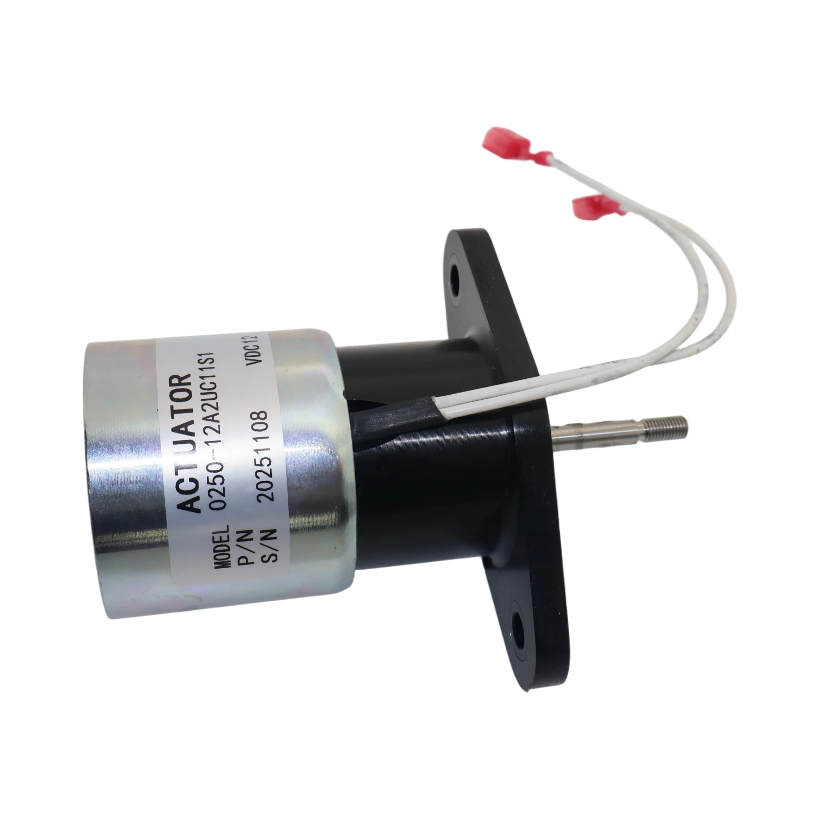 

12V Actuator Solenoid Valve 0250-12A2UC11S1 For Cummins 110KVA C33D5 C38D5 C30D6 C35D6 X3.3 Engines