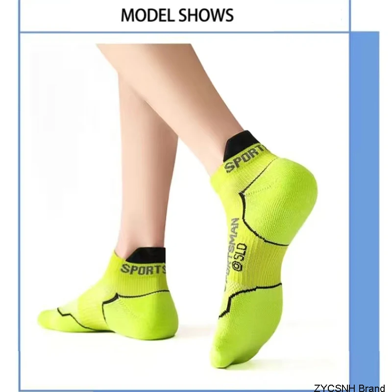 10 Paar hochwertige Socken Herren Sommer Mann kurze Socken atmungsaktive Söckchen Baumwolle Sportsocken schwarz dünn geschnittene Run Herrensocken – Detail 7