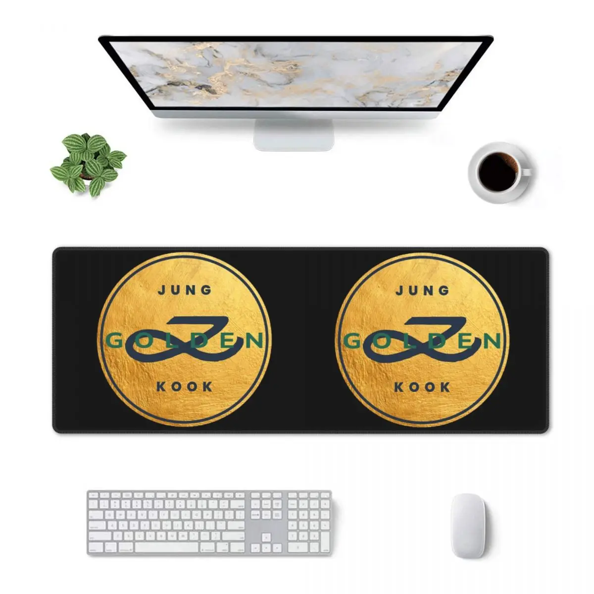 Large Mouse Pad Classic Jungkooks Golden Album Kpop Gamer PC Laptop Mats Keyboard Carpet Computer Gaming Office Desk Mat