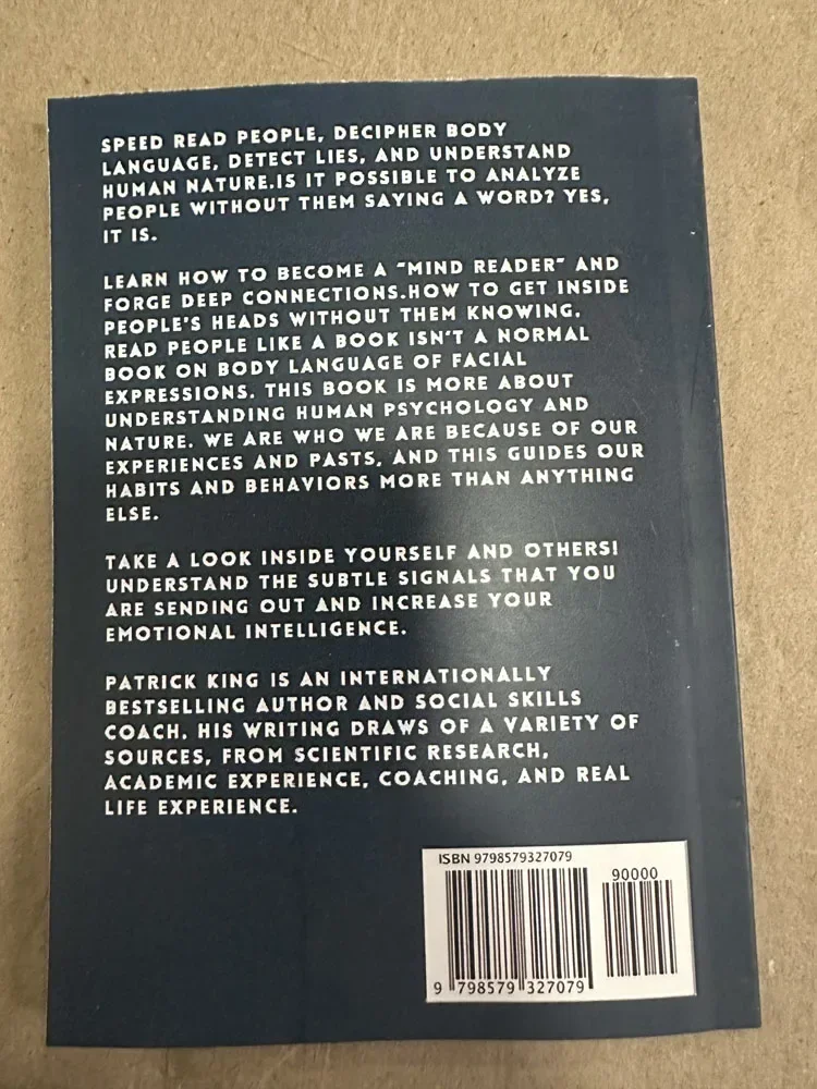 Leer a las personas como un libro: cómo analizar, entender y predise las emociones, pensamientos, intenciones y comportamiento de las personas Libros