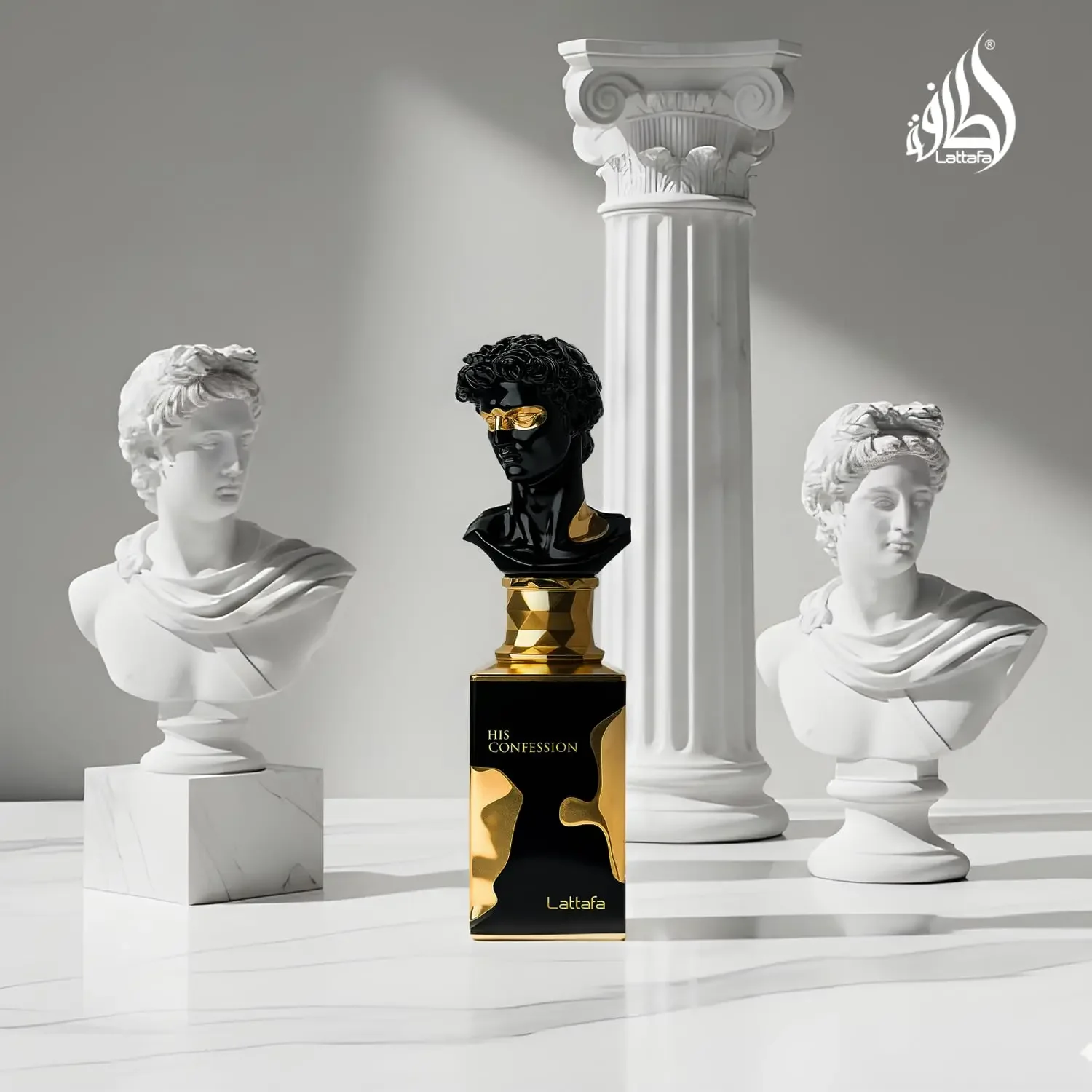 Lattafa His Confession EDP 3.4oz – Bold Woody Spicy Amber, Long Lasting Cologne, Perfect Gift for Halloween & Christmas