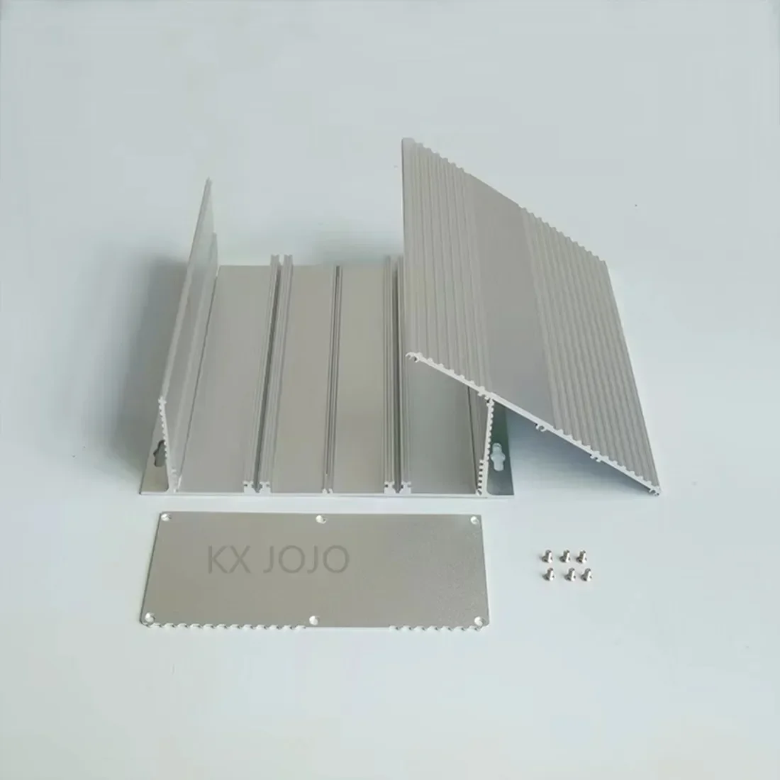 Aluminum  Enclosure 161*71*200/250mm Waterproof Split Case PCB DIY Instrument Electronic Project Protective Box Silver