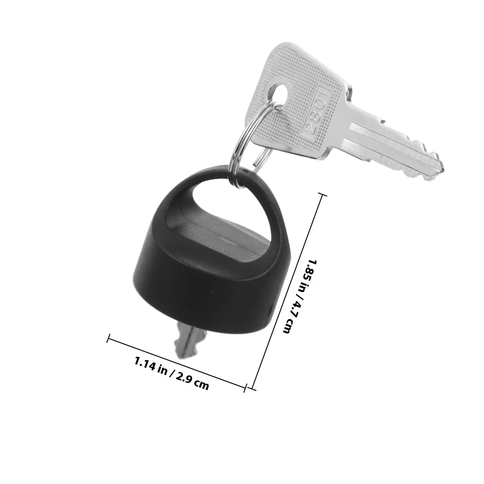 Electric Wheelchair Key Stainless Steel Mobility Scooter Replacement Safety Key Metal Anti Theft Accessory Mobility Scooter Keys