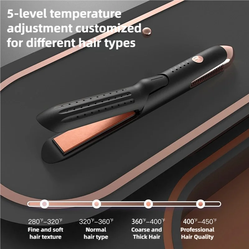 المهنية 2 في 1 فرد بكرة الشعر ثلاثية الأبعاد لوحة عائمة الهواء البارد عقد سريع استقامة الشعر أداة تصفيف الشعر