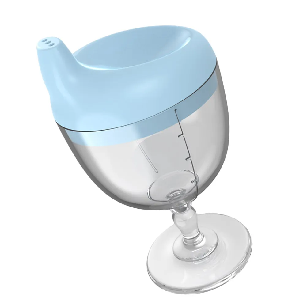 

Wine Glass Sippy Cup Spill Proof 150Ml Toddler Training Cup Kids Drinking Cups Travel Outdoor Independent Drinking