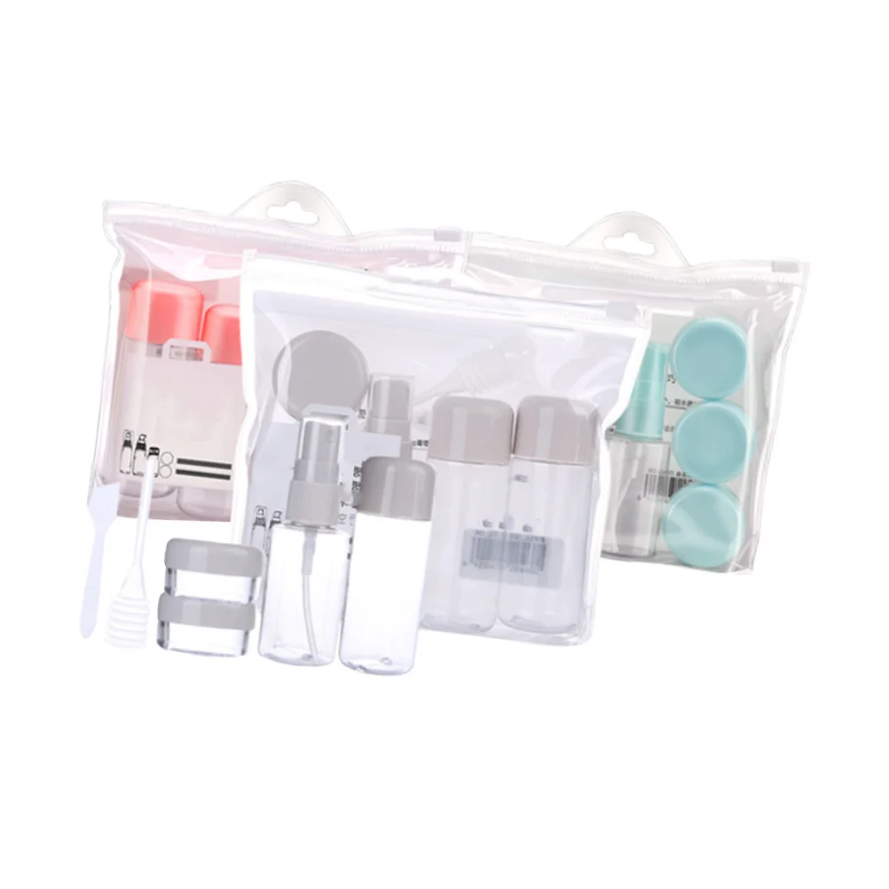 مجموعة واحدة من الزجاجات ملحقات السفر المحمولة بخاخ فارغ قابل لإعادة الملء لغسول المكياج والتغليف الفرعي رذاذ صغير #3