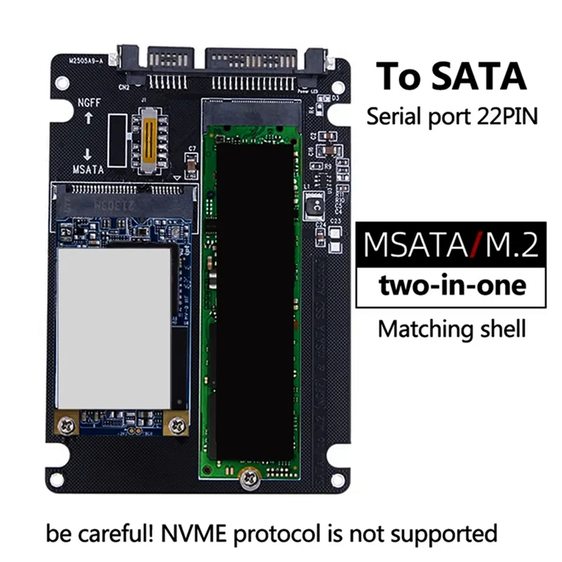 

Адаптер A34M-MSATA к USB Корпус MSATA M.2 NGFF MSATA SSD к адаптеру SATA 3.0 Переходная плата Кабель M.2 Box