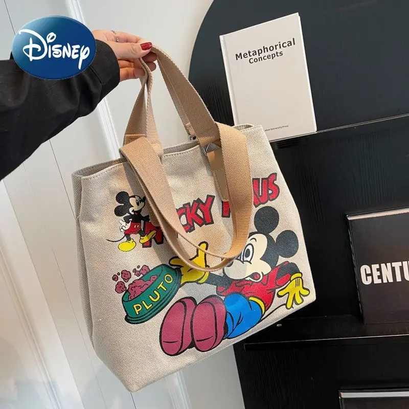 

Disney Shoulder Bag for Women Tote Canvas Bag Girl Mickey MouseDurable Cute Handbags Ladies Hand Bags Durable Free Shipping