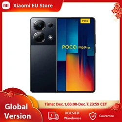 Globale version poco m6 pro nfc smartphone helio g99 ultra 120hz flow amoled 64mp dreifach kamera mit ois 67w turbo ladung