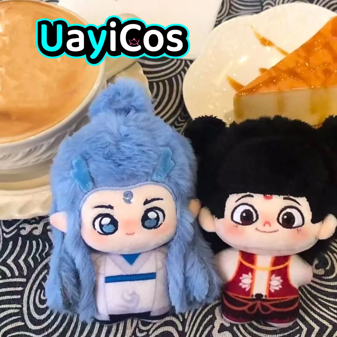 

Ne Zha 2 Demon Nezha Aobing Master Devil Stuffed 10cm Plushies Plush Doll Clothes Bag Pendant Keychain Anime Figure Toy Kids