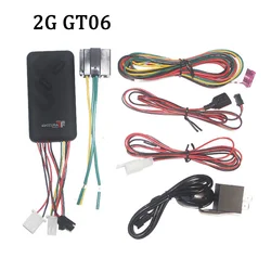 Rastreador GPS antirrobo para coche, sistema de seguimiento en línea, 2G, GT06, SMS, GSM, GPRS, alarma de puerta abierta, localizador de vehículos SOS