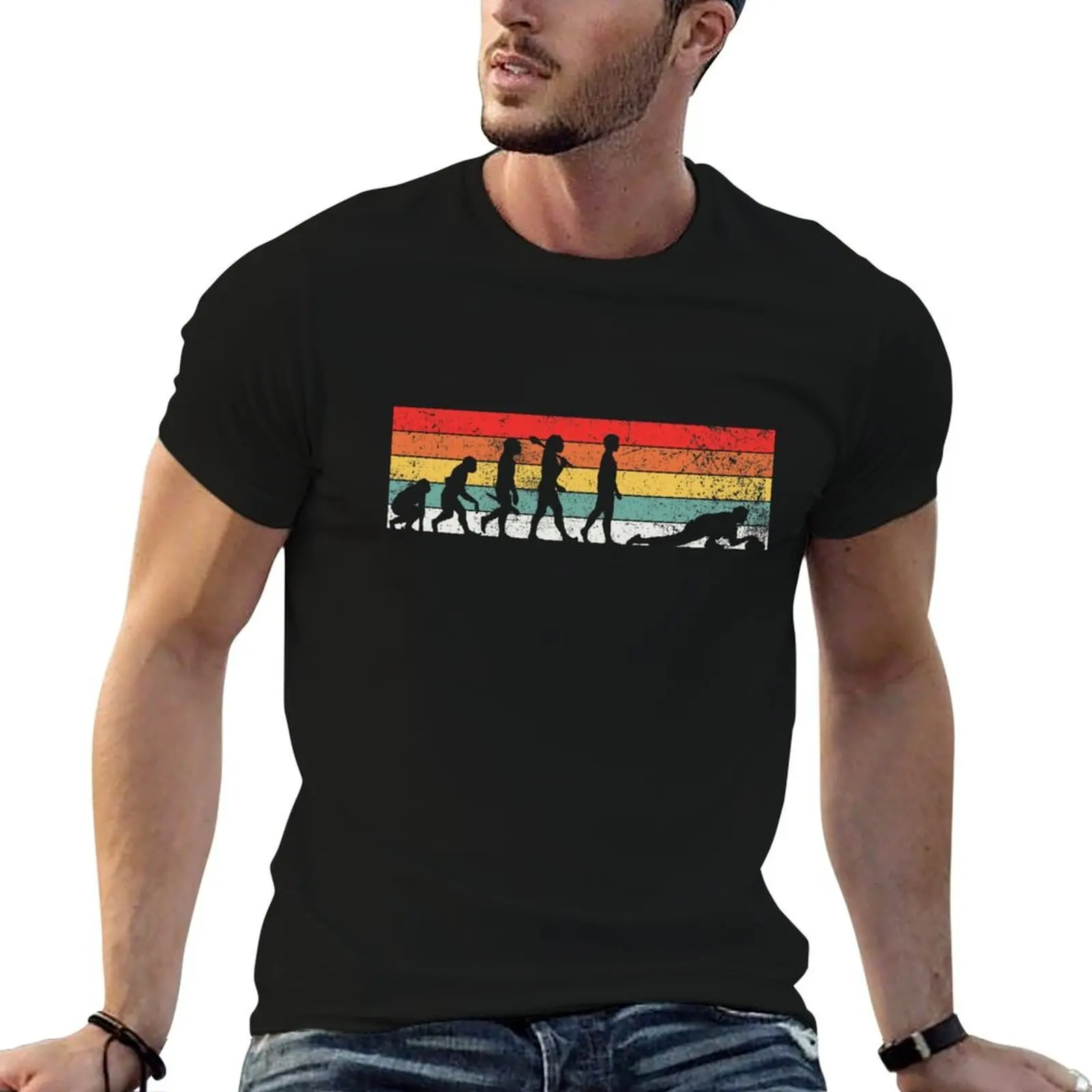 

Curling Evolution Curling Player T-Shirt t shirts for man cotton t shirts designer man t shirts cotton T-Shirt