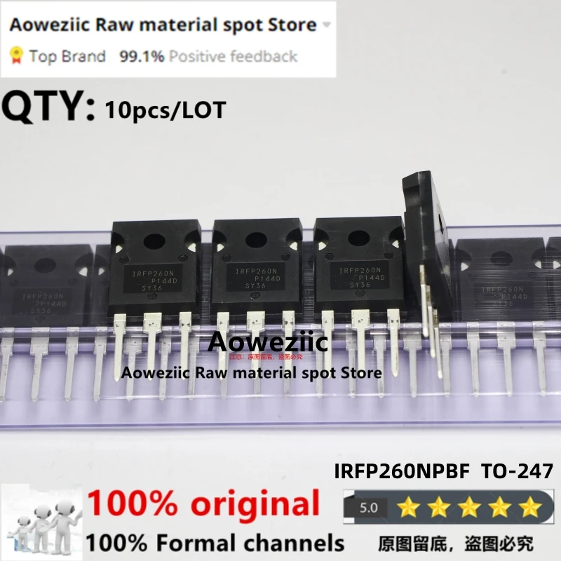 Aoweziic  2018+ 100% New Imported Original IRFP260NPBF IRFP260N TO-247 FET N Channel MOS Transistor 200V 50A 40 Milli -