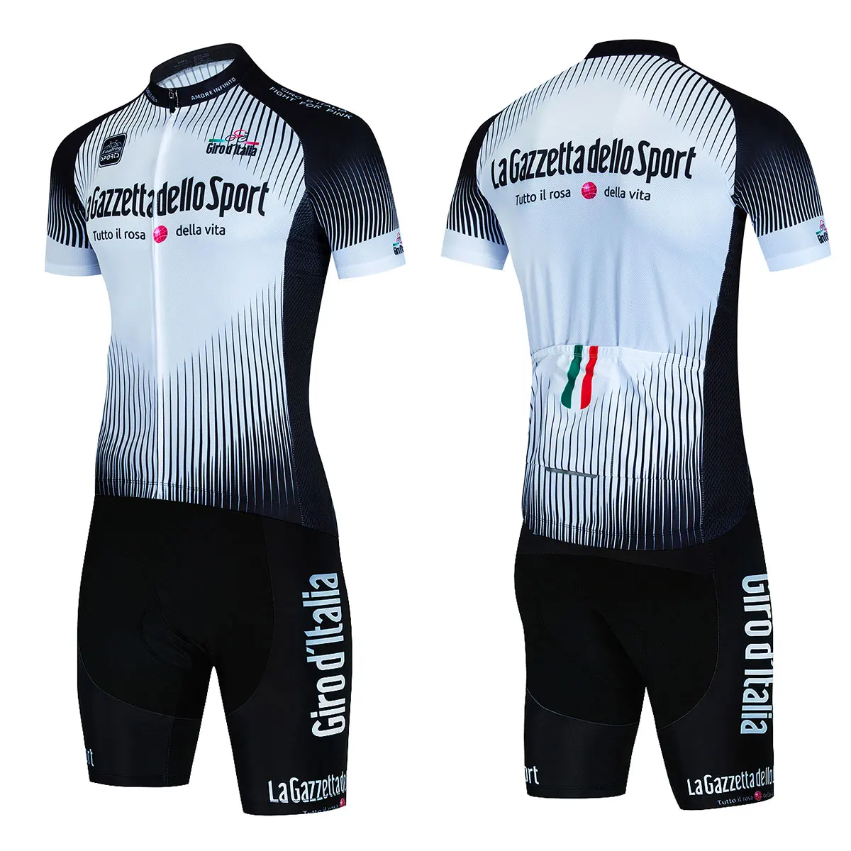 Tour Of Italy Cycling Jersey Set Summer Cycling Clothing MTB Bike Clothes Uniform Maillot Ropa Ciclismo Men Cycling Bicycle Suit