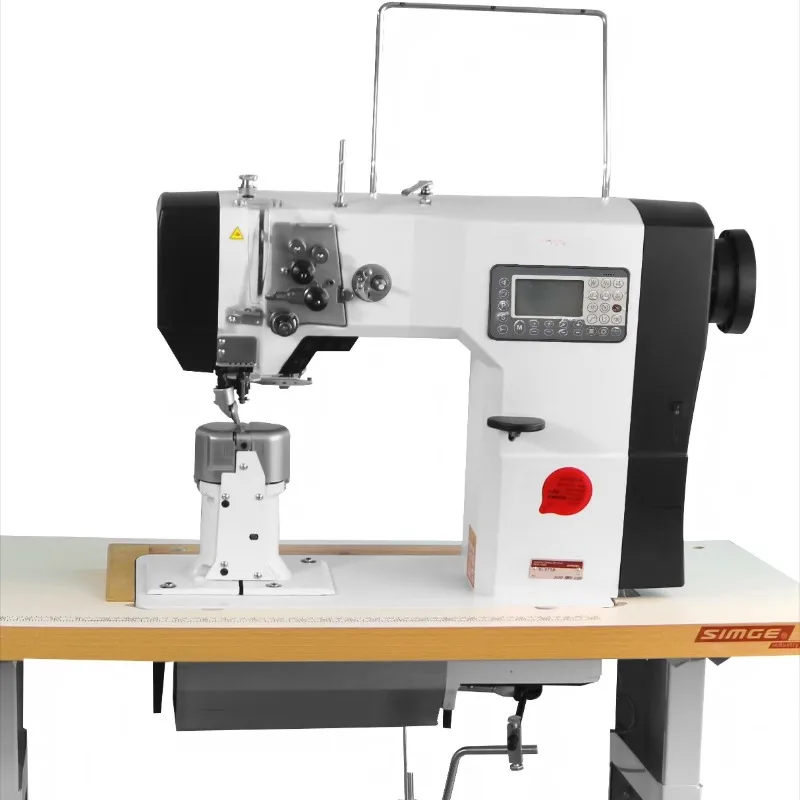 

Simge.SI-972BA Double Needle Post Bed Sewing Machine Industrial Sewing Machine for Shoe Making