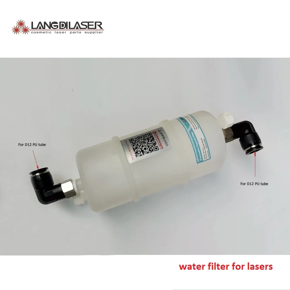 Disposable Capsule Water Filter For Diode / IPL Laser & Medical Laser/ With PP Cotton Inside It / For D12mm PU Tube