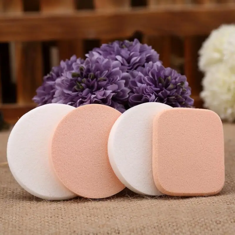 2 Teile/paket Make-Up Basis Foundation Cosmetic Puff Glatte Frauen Make-Up Schwamm Pulver Puff Schönheit Tool Kit Zufällige Verpackung