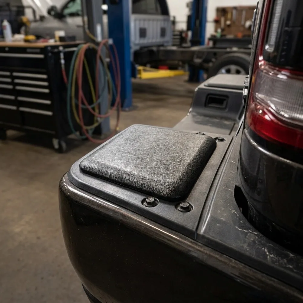 Rear Bumper Step Pad Cover Compatible with For Ram For 2500 For 3500 2019 through 2025 Part Number 68526870AA Easy Install