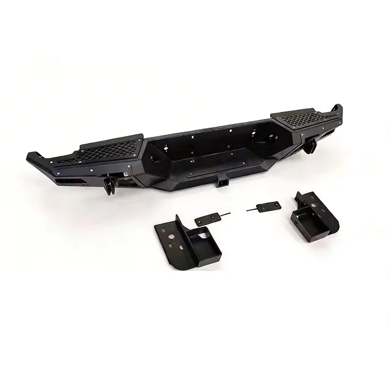 Car Rear Bumper for Ranger 2012-2021 With Led Lights Shackle Auto Body System for Ranger Steel Bumper t001