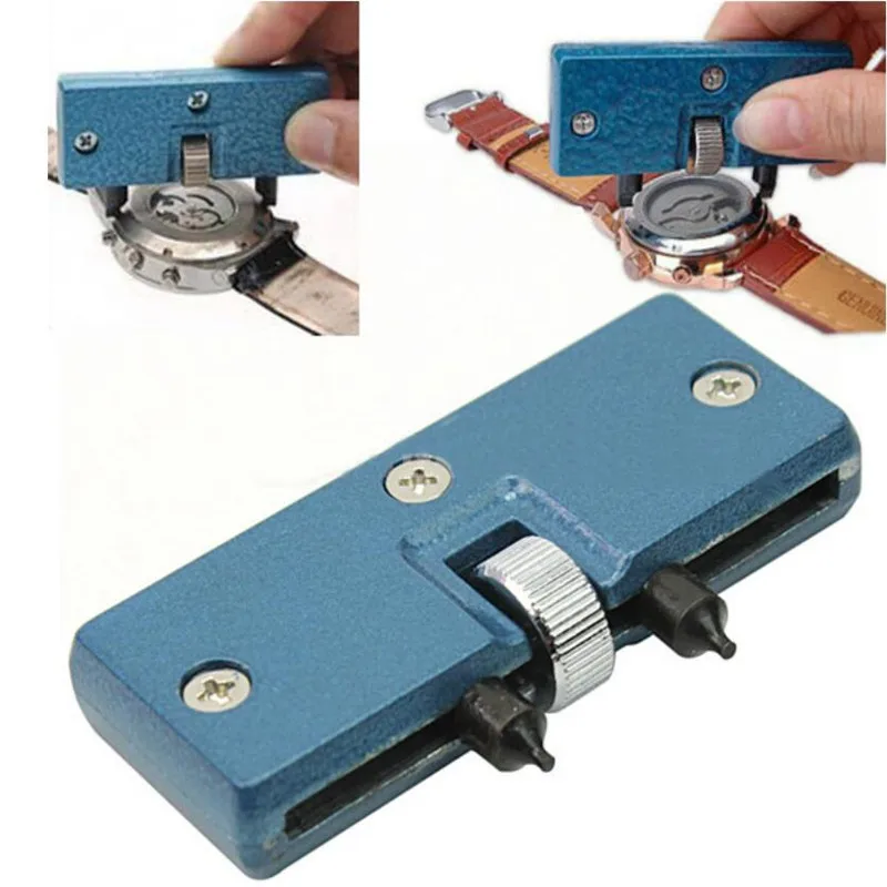 Watch Opener Two Claw Table Key Watch Rear Cover Open Tool Adjustable Rectangular Remover Wrench Watch Adjuster Repair Kit Tool