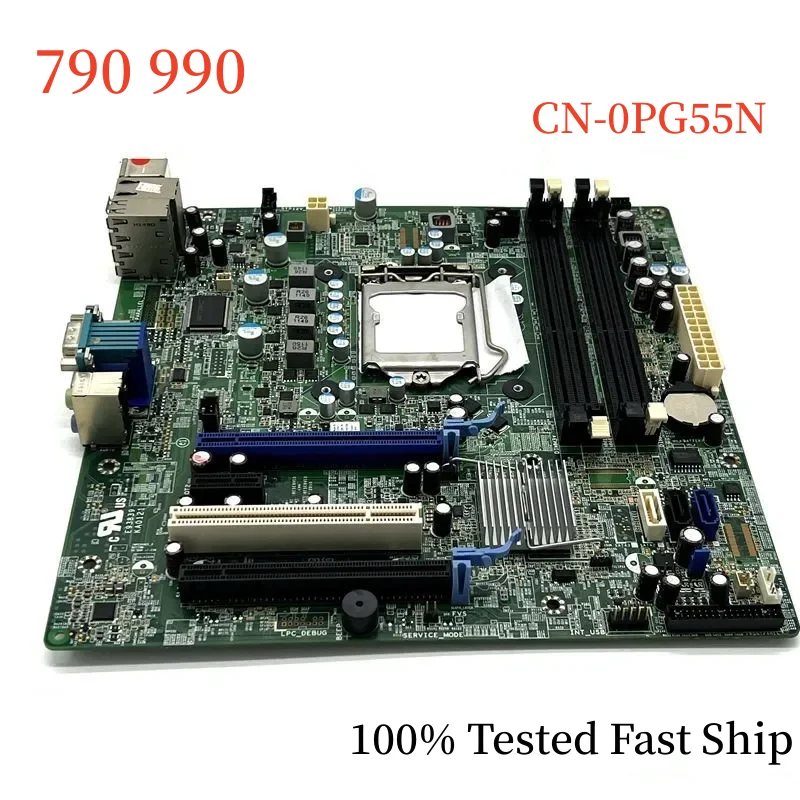 

CN-0PG55N для DELL 790 990 десктопная материнская плата 0PG55N PG55N DDR3 Материнская плата 100% протестирована Быстрая доставка