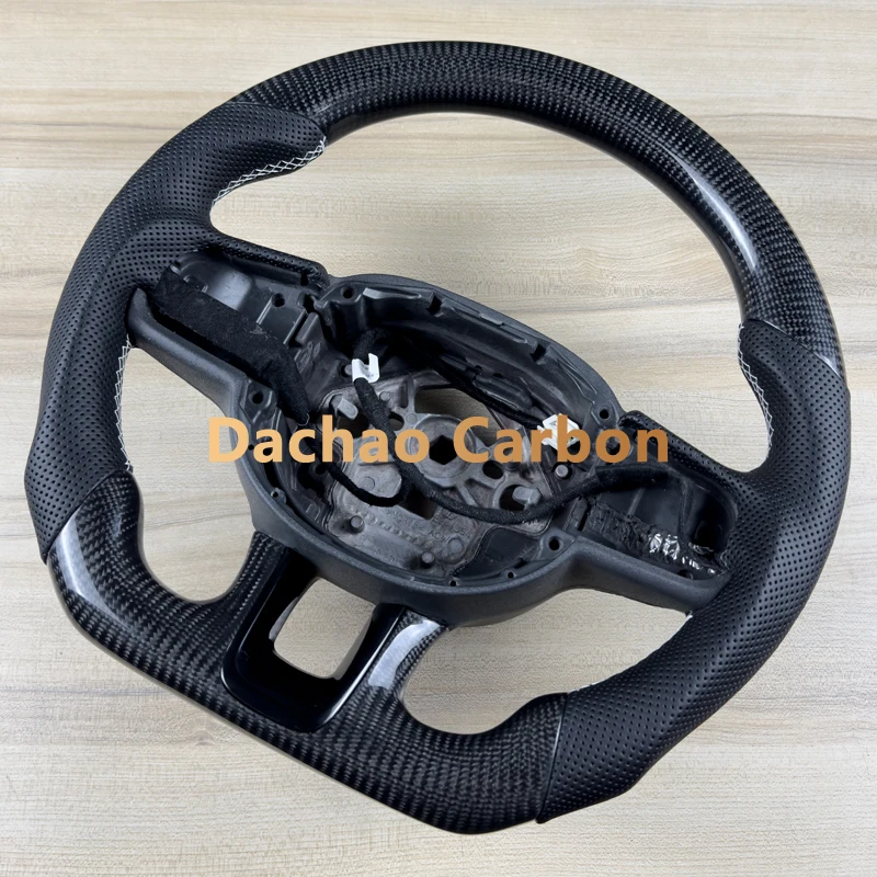 Real Carbon Fiber Steering Wheel For Volvo s60 s90 xc60 xc90 v60 High Quality Leather Custom Style