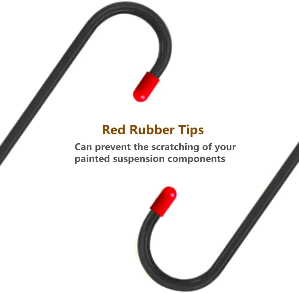 ハンガーフック付きオートブレーキキャリパーツール、レッドチップ - 男性、お父さんへの車修理ギフト