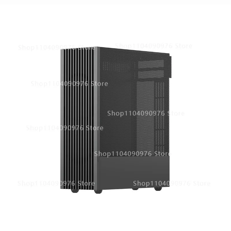 

R2S half-height graphics card air-cooled flex in-line 4.9L small 1u aluminum alloy cnc knife card mini chassis