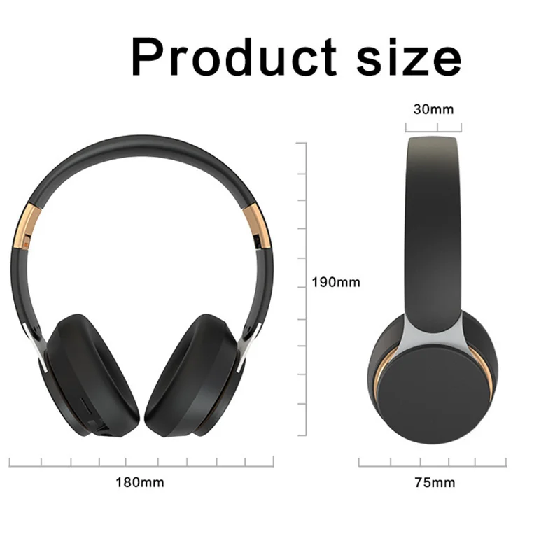 XIAOMI MIJIA  Wireless Headphone Ear Wireless Bluetooth Music Gaming Headset with Stereo Sound with Mic/3.5mm Audio Jack