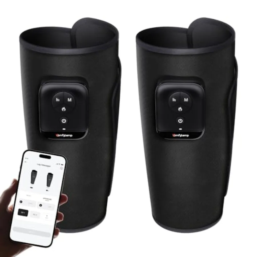 

Comfytemp Cordless Leg Massager for Circulation and Pain Relief in Daily Use at Home or Travel Portable Calves Massage with Adj