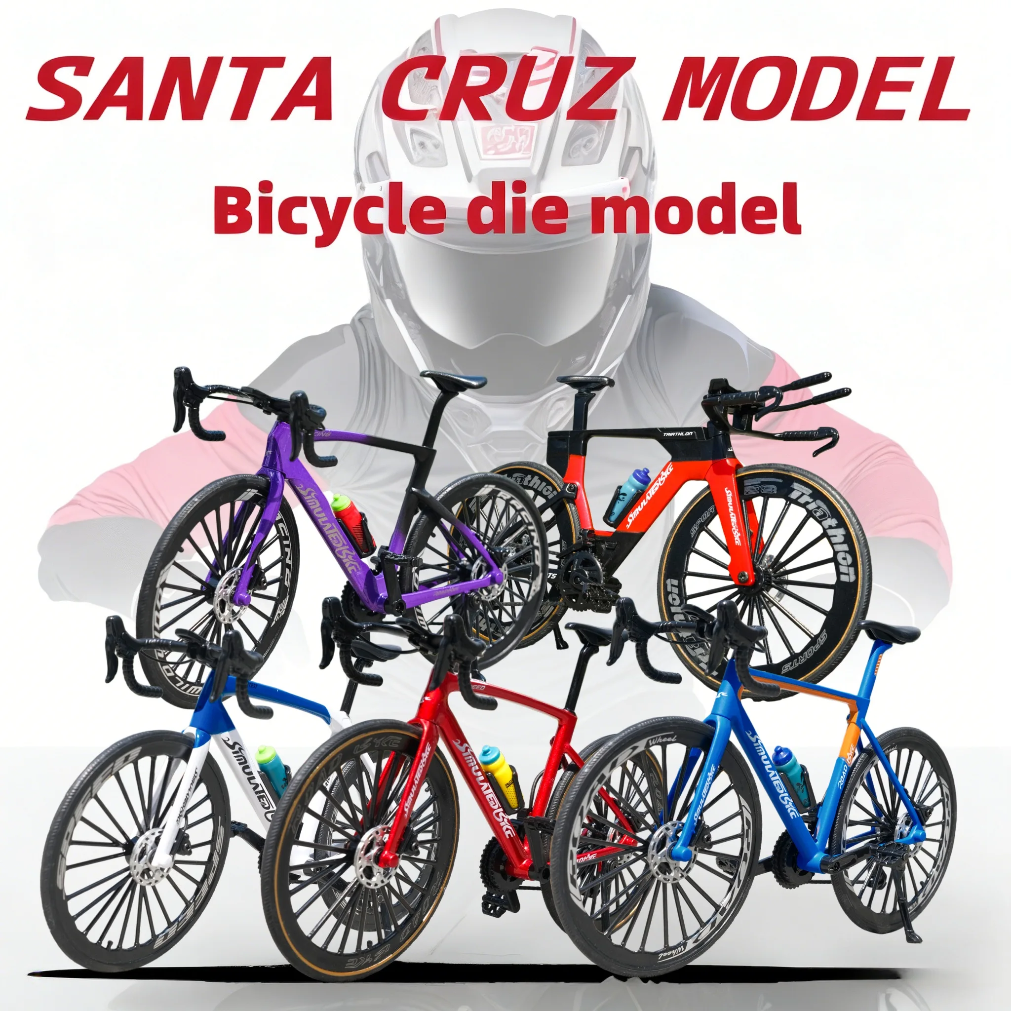 

Downhill Mountain Bike Die-cast Bicycle Model Collectible Desktop Toy Ideal Gift for Cycling Enthusiasts And Boyfriends