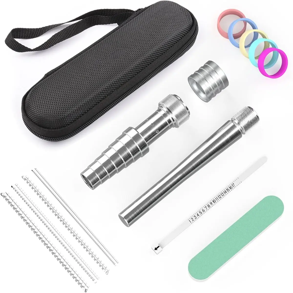Budget-Friendly-Ring Stretcher Tool Kit for Ring Sizes 6-10 Ring Expander for Gold, Silver and Soft Metals with Mandrel, Expande