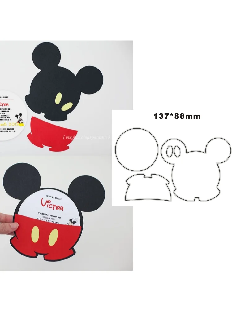 Disney Metal Cutting Dies Stencils Mickey Box for DIY Scrapbooking Album Stamp Paper Card Embossing 2022 New Die Cut