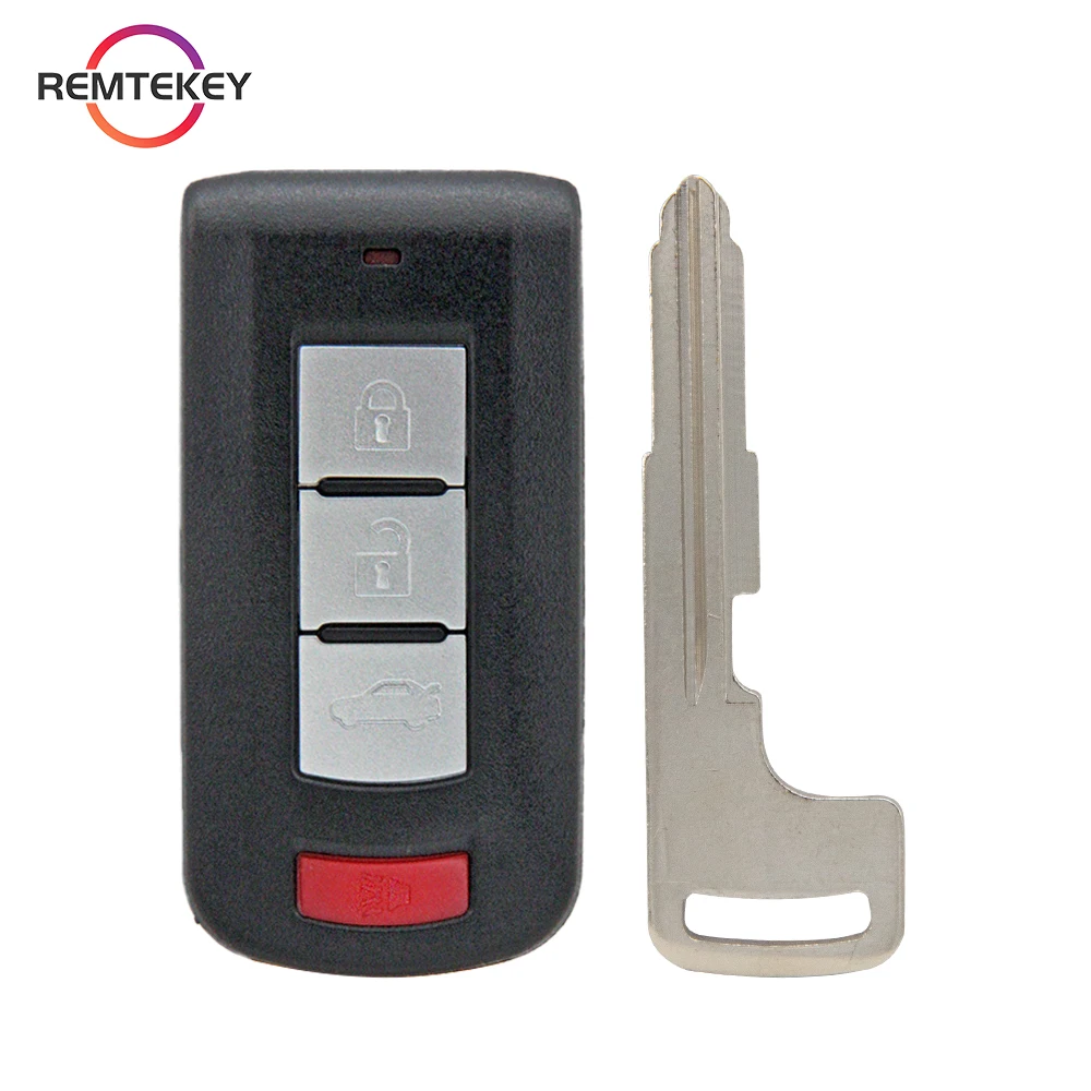 REMTEKEY Smart Car Key Keyless Go FCC GHR-M003 GHR-M004 315Mhz 434Mhz HiTag3 ID47 Chip for for Mitsubishi Mirage 2013-2020