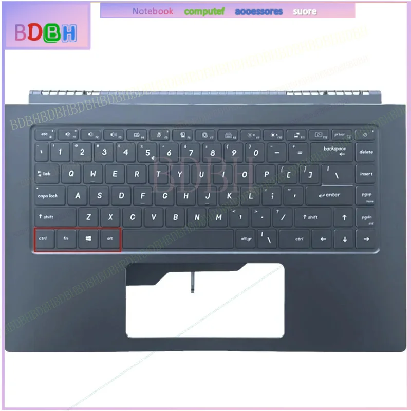 New For Prestige 15 A10SC for MS-16S3 for MS-16S6 P15 Laptop Palmrest Upper Cover Case US Keyboard Backlit