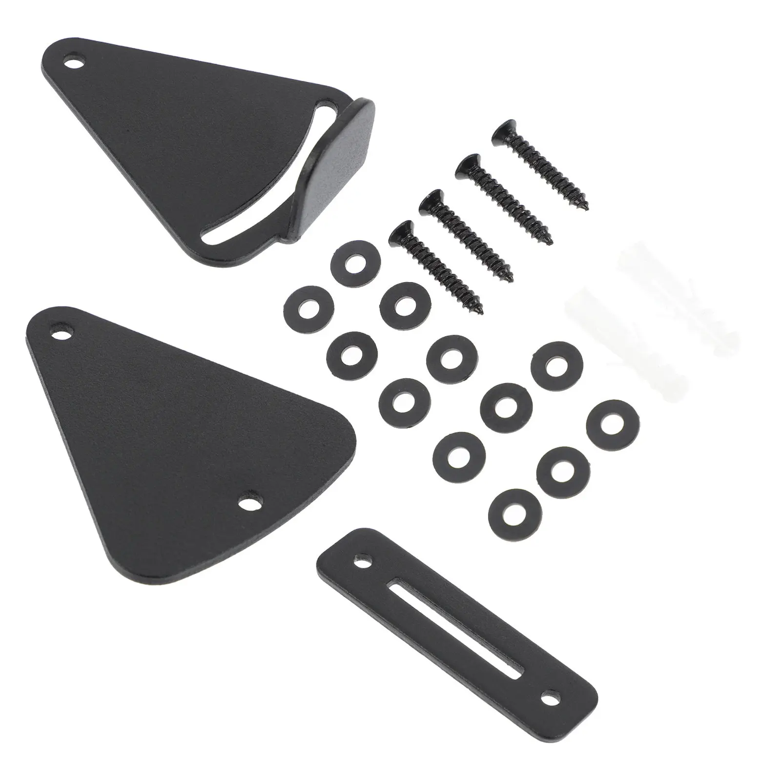 

Комплект из 1 замка для раздвижных дверей, защелка для дверей-амбаров, из углеродистой стали, черный, простая установка, надежный замок для шкафа, ванной комнаты, спальни