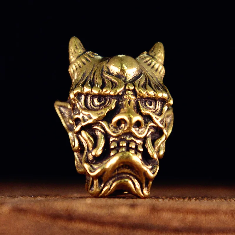 European-Style Old Ghost King Brass Key Buckle Pendant Bronze Large Aperture DIY Hand Strap Parachute
