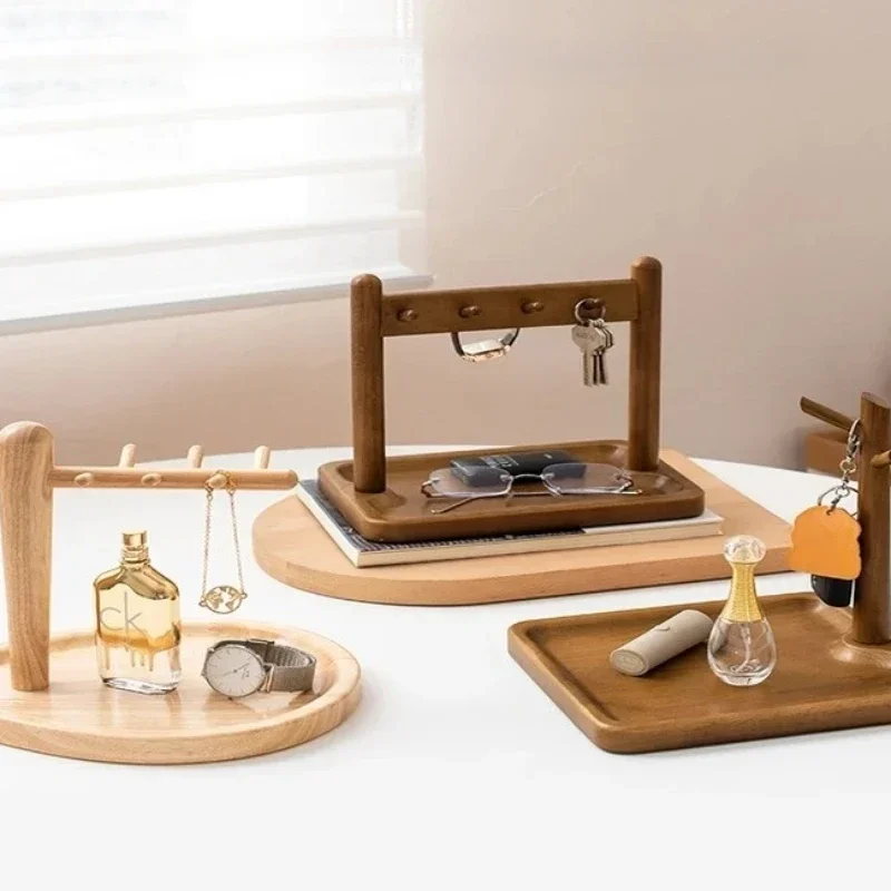 

Деревянная полка для прихожей: Крючки для ключей, органайзер для ювелирных изделий, классическое украшение для входа, коробка для хранения косметики | Органайзер для ключей от прихожей