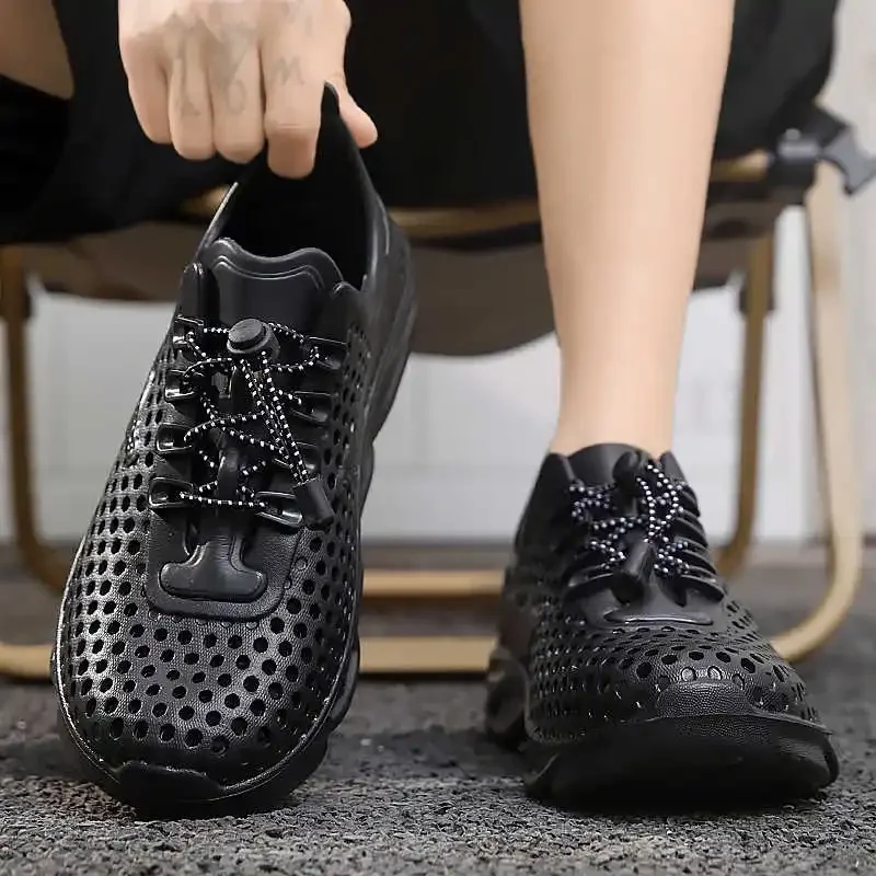

Sumer Ecoleather Black Moccasin Basketball Designer Shoes Men Fat Sneakers Men Sports To Play Cheapest Leisure College