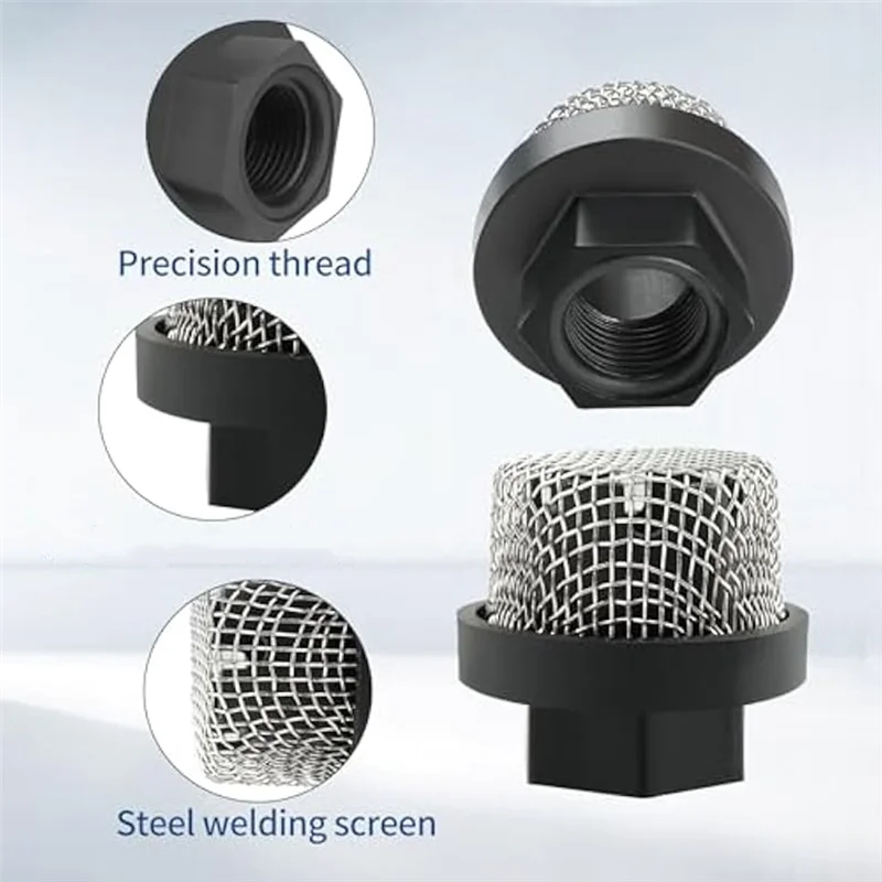 AT51-Airless Paint Sprayer Filters Screen Set Sprayer Filters Pump Manifold Strainer Suction Pipe Filter Sprayer Accessories