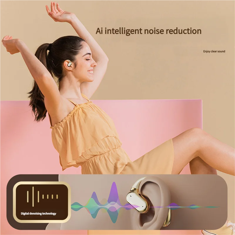 Q15 Open Ear Non In Ear High F - Silicone Ear Hooks Sports Headphones ulasan dan harga