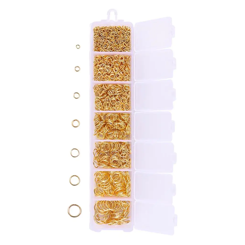 

3-10mm Open Jump Rings Kits for Jewellery Making Supplies with Jump Plier Necklace Repair Keychain