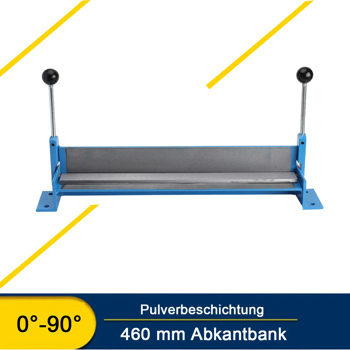 Máquina plegadora rodante de frenos de doblado de Metal Industrial de 460MM herramienta dobladora de placas de aluminio de hoja de acero 0 ° -90 °   Ajustable