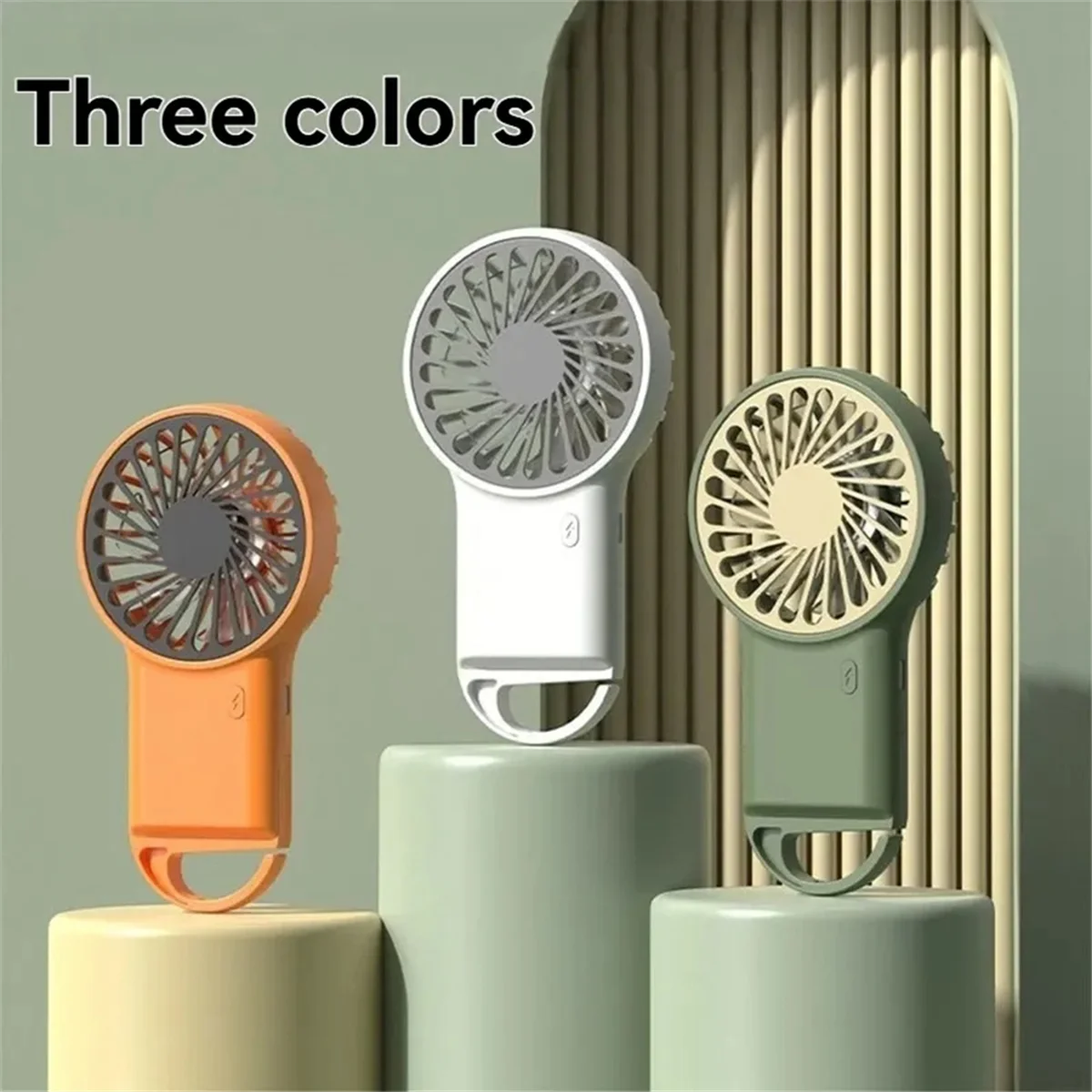 FZFZ 접이식 휴대용 팬 휴대용 미니 팬 데스크탑 USB 충전 미니 팬 등산 야외 홈 오피스 C에 적합