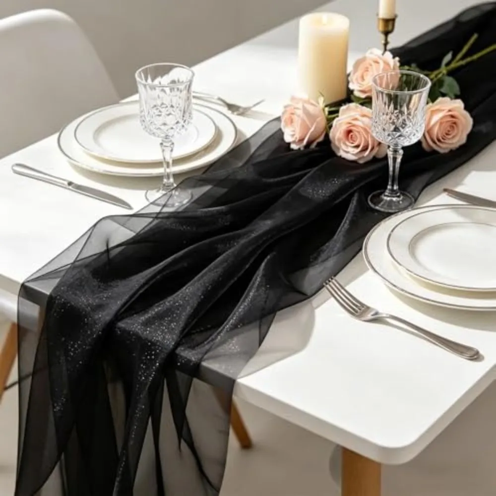 New Water Light Finish Organza Fabric Shimmer Lightweight Lurex Sheer Fabric Mercerized Backdrop Curtain Fabric Decoration