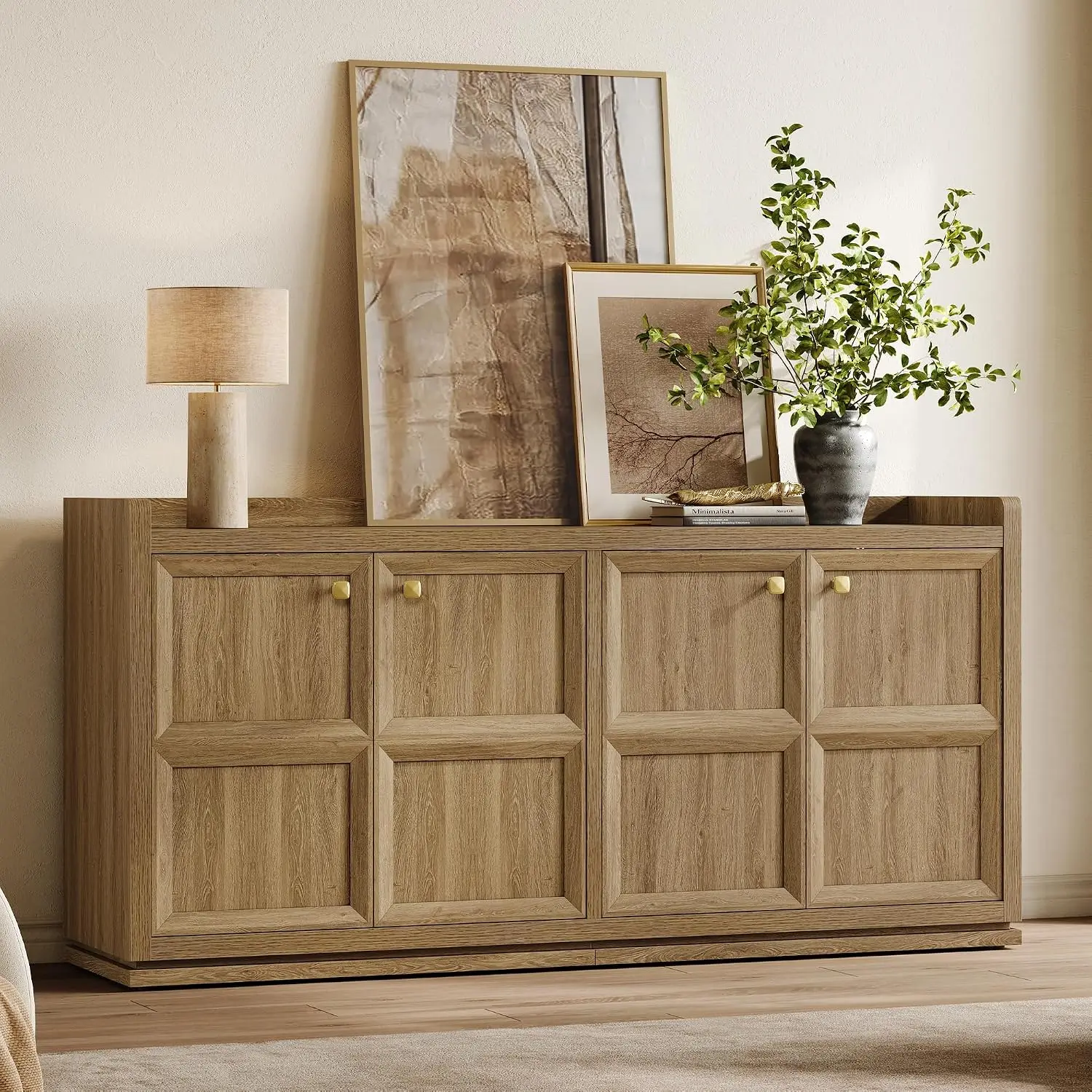 4-Door Buffet Cabinet, 61.7